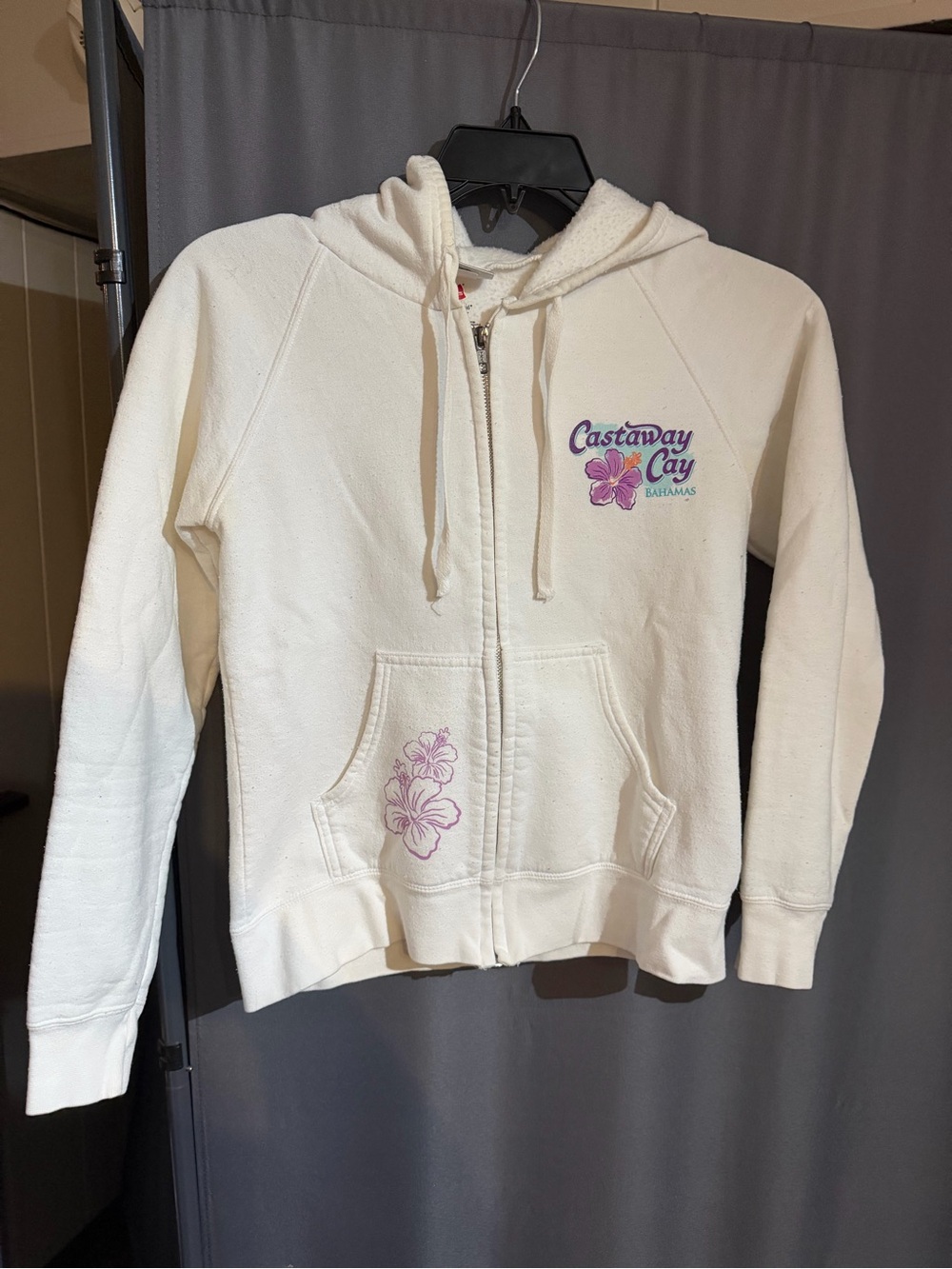 Disney Cruise Line Castaway Cay Zip-Up Hoodie Size Small